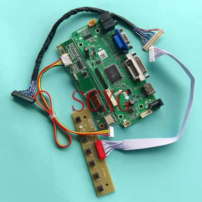 LCD Display Matrix Driver Controller Board Fit B150XG01 B150XG02 VGA DVI HDMI-Compatible 30 Pin LVDS 1CCFL 1024*768 DIY Kit 15"
LCD Display Matrix Driver Controller Board Fit B150XG01 B150XG02 VGA DVI HDMI-Compatible 30 Pin LVDS 1CCFL 1024*768 DIY Kit 15"