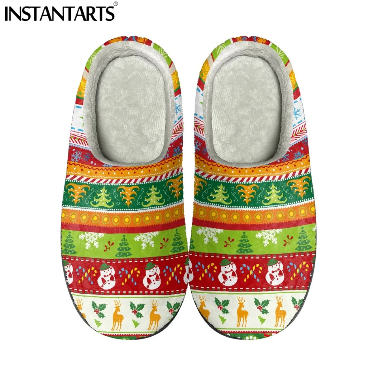Женские хлопковые тапочки INSTANTARTS с рождественским принтом, домашние повседневные брендовые дизайнерские тапочки для девочек с изображение... 
Женские хлопковые тапочки INSTANTARTS с рождественским принтом, домашние повседневные брендовые дизайнерские тапочки для девочек с изображение...