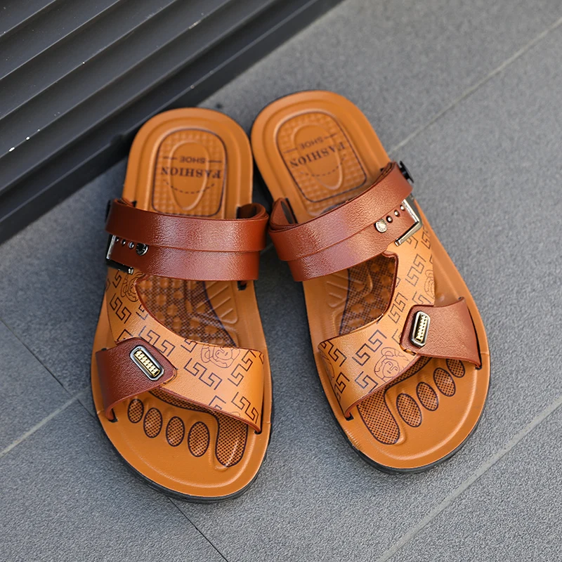 2023 Summer Beach Men's Sandals Brown Casual Flip Flops Slippers Fashion Breathable Outdoor Flats Shoes Chaussure Zapatos Hombre
2023 Summer Beach Men's Sandals Brown Casual Flip Flops Slippers Fashion Breathable Outdoor Flats Shoes Chaussure Zapatos Hombre