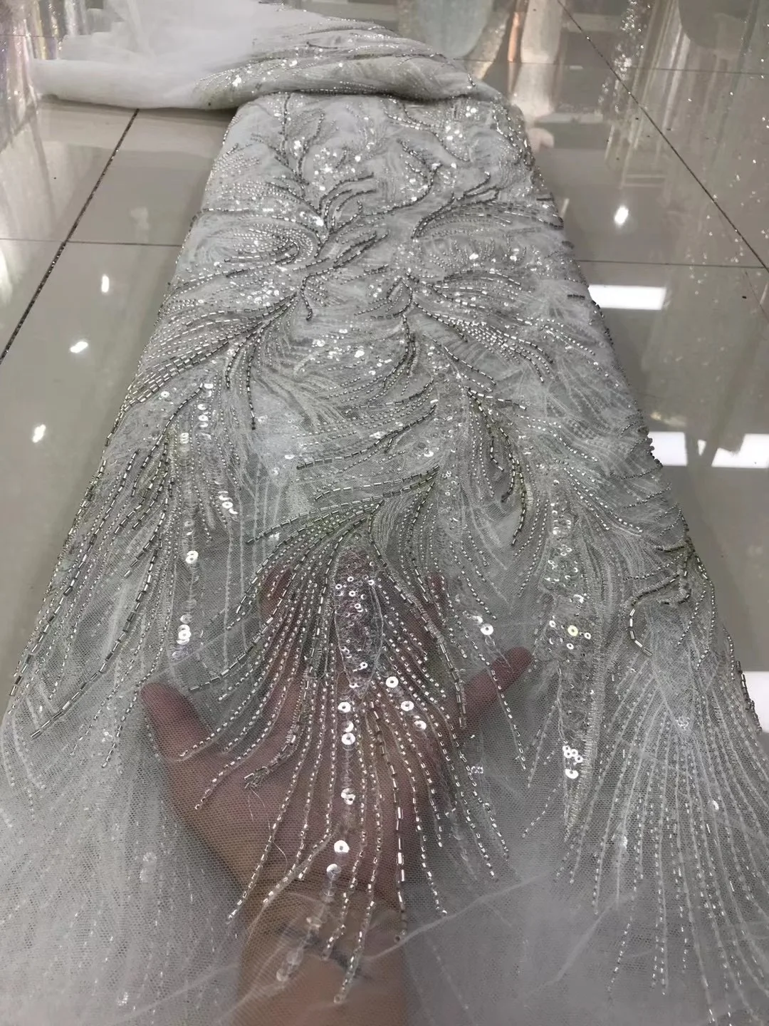 African 3D Mesh Lace Fabric 2022 High Quality Handmade Beaded Lace Material Nigerian Sequins French Net Lace Fabric For Wedding
African 3D Mesh Lace Fabric 2022 High Quality Handmade Beaded Lace Material Nigerian Sequins French Net Lace Fabric For Wedding
