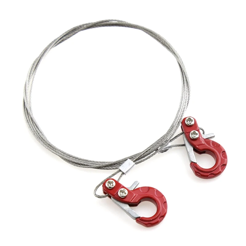 RC Car Metal Tow Rope with Trailer Hook for TRX4 Axial SCX10 90046 TAMIYA CC01 D90 D110 1/10 RC Climbing Car
RC Car Metal Tow Rope with Trailer Hook for TRX4 Axial SCX10 90046 TAMIYA CC01 D90 D110 1/10 RC Climbing Car