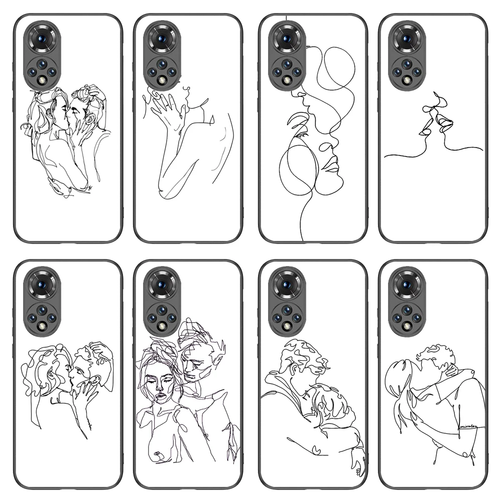 Kiss Line Drawing Abstract Art Love Phone Case For Huawei P30 P40 P50 Pro Mate 40 40PRO HONOR 50 50Pro 50SE Non-Slip Frame Case
Kiss Line Drawing Abstract Art Love Phone Case For Huawei P30 P40 P50 Pro Mate 40 40PRO HONOR 50 50Pro 50SE Non-Slip Frame Case