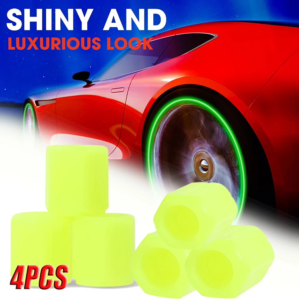 4pcs Glowing Cars Wheel Tire Valves Stem Protective Decoration Covers Luminous Yellow Car Tire Valve Caps Car Parts
4pcs Glowing Cars Wheel Tire Valves Stem Protective Decoration Covers Luminous Yellow Car Tire Valve Caps Car Parts