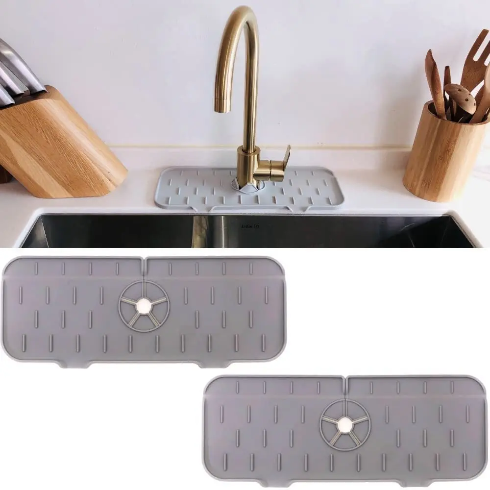 Kitchen Faucet Absorbent Mat Sink Splash Guard Silicone Faucet Splash Catcher Countertop Protector For Bathroom Kitchen Gadgets
Kitchen Faucet Absorbent Mat Sink Splash Guard Silicone Faucet Splash Catcher Countertop Protector For Bathroom Kitchen Gadgets