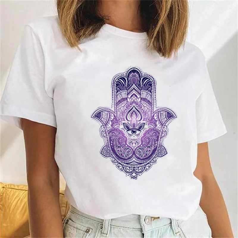 Hamsa рука Фатимы амулет в винтажном стиле трендовая Женская мода женская футболка с графическим принтом летняя футболка женская одежда футболки
Hamsa рука Фатимы амулет в винтажном стиле трендовая Женская мода женская футболка с графическим принтом летняя футболка женская одежда футболки