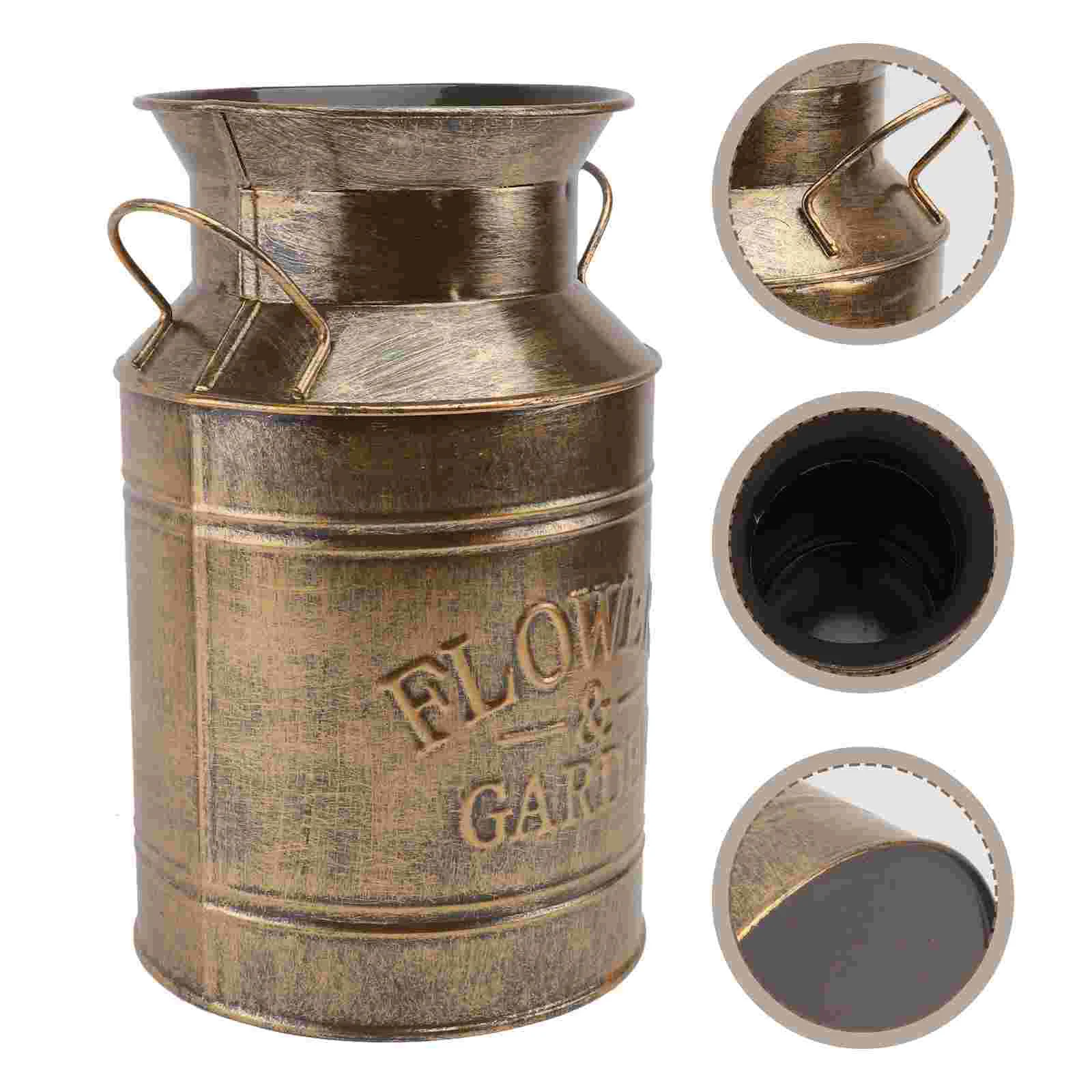 Flower Vase Tin Bucket Farmhouse Can Galvanized Pitcher Jug Vintage Buckets French Iron Pot Decor Vases Holder Primitive Country
Flower Vase Tin Bucket Farmhouse Can Galvanized Pitcher Jug Vintage Buckets French Iron Pot Decor Vases Holder Primitive Country