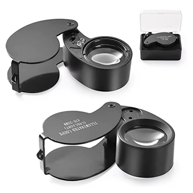 Illuminated Diameter Glass Jewelry Magnifying 25mm Appreciation For Lens Loupe Pocket Jade Magnifier 2 Foldable
Illuminated Diameter Glass Jewelry Magnifying 25mm Appreciation For Lens Loupe Pocket Jade Magnifier 2 Foldable