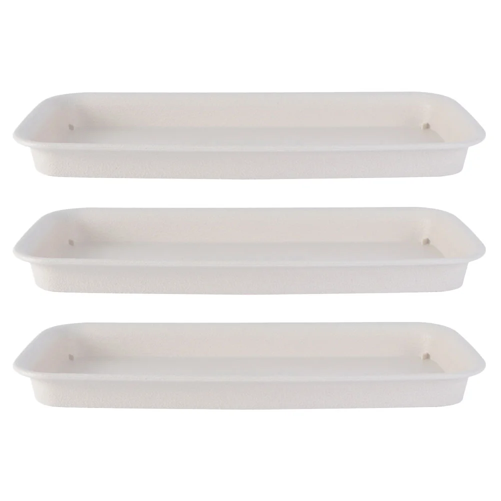 3 Pcs Flower Pot Tray Gardening Trays Potted Hanging Pots Outdoor Plastic Basin Water Flowerpot Large size planting scissors
3 Pcs Flower Pot Tray Gardening Trays Potted Hanging Pots Outdoor Plastic Basin Water Flowerpot Large size planting scissors