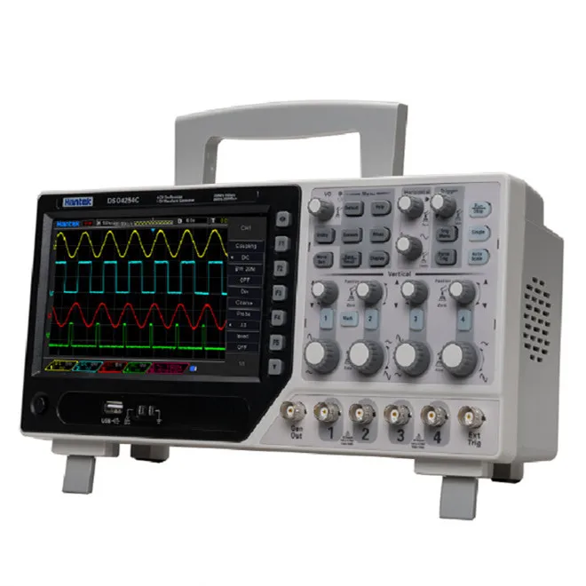 Hantek DSO4084C 4-канальный цифровой осциллограф с 1-канальным генератором сигналов
Hantek DSO4084C 4-канальный цифровой осциллограф с 1-канальным генератором сигналов