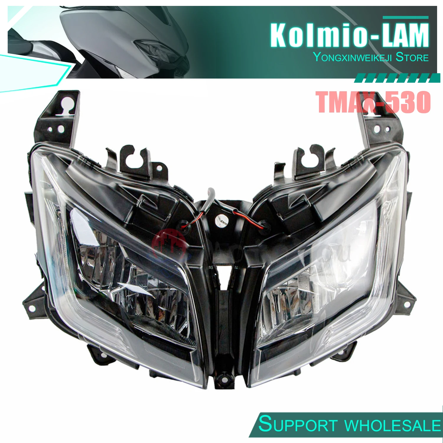 For YAMAHA TMAX530 TMAX 530 Headlight T-MAX 530 Motorcycle Front Headlamp Assembly 2015 2016 T MAX T-MAX530 Head Light Lamp
For YAMAHA TMAX530 TMAX 530 Headlight T-MAX 530 Motorcycle Front Headlamp Assembly 2015 2016 T MAX T-MAX530 Head Light Lamp