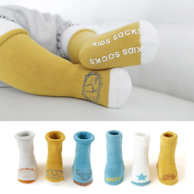 Autumn Winter Newborn Baby No-Slip Socks Cotton Terry Thicken Anti-skid Socks
Autumn Winter Newborn Baby No-Slip Socks Cotton Terry Thicken Anti-skid Socks
