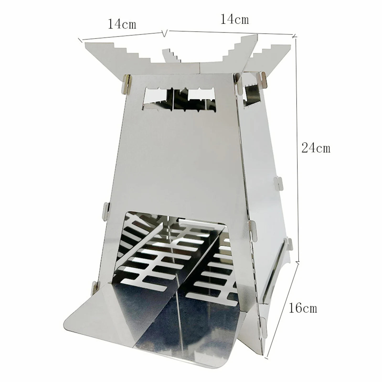 Camping Stove Folding Stove Outdoor Picnic Hiking Firewood No Electricity Outdoor Picnic Stainless Steel Tea Making
Camping Stove Folding Stove Outdoor Picnic Hiking Firewood No Electricity Outdoor Picnic Stainless Steel Tea Making