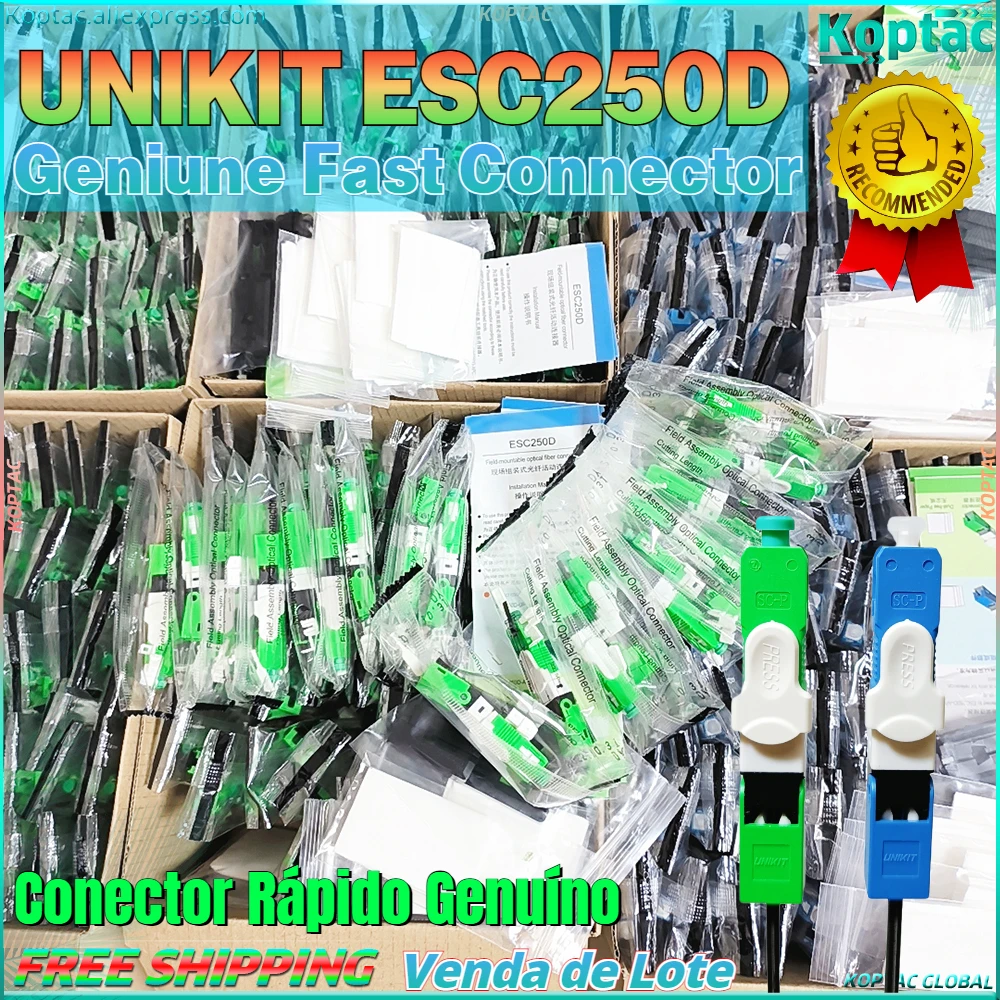50-500pcs 100% geniune UNIKIT ESC250D SC/APC SC/UPC Optic Fiber Quick Connector FTTH SC Single Mode Optic Fast Flange coupler
50-500pcs 100% geniune UNIKIT ESC250D SC/APC SC/UPC Optic Fiber Quick Connector FTTH SC Single Mode Optic Fast Flange coupler