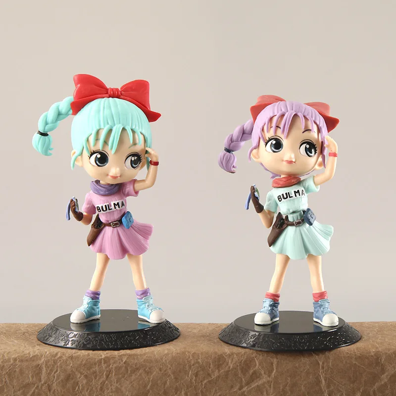 14CM Anime Dragon Ball Action Figure Young Bulma Q Posket Kawaii Girl Doll PVC Model Toy Birthday Gift For Children
14CM Anime Dragon Ball Action Figure Young Bulma Q Posket Kawaii Girl Doll PVC Model Toy Birthday Gift For Children