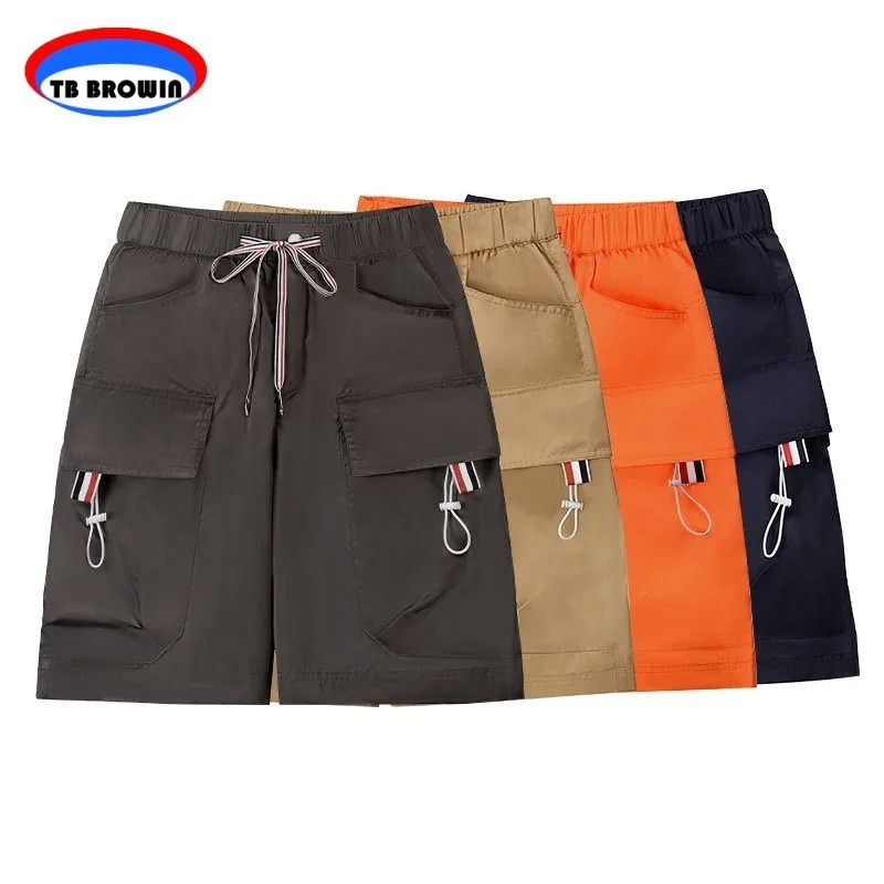 TB BROWIN Thom Beach Shorts Summer Fashion Colorful Ribbon Men's Short Pants Y2K Casual Big Pockets Solid Color Pant Men Clothes
TB BROWIN Thom Beach Shorts Summer Fashion Colorful Ribbon Men's Short Pants Y2K Casual Big Pockets Solid Color Pant Men Clothes