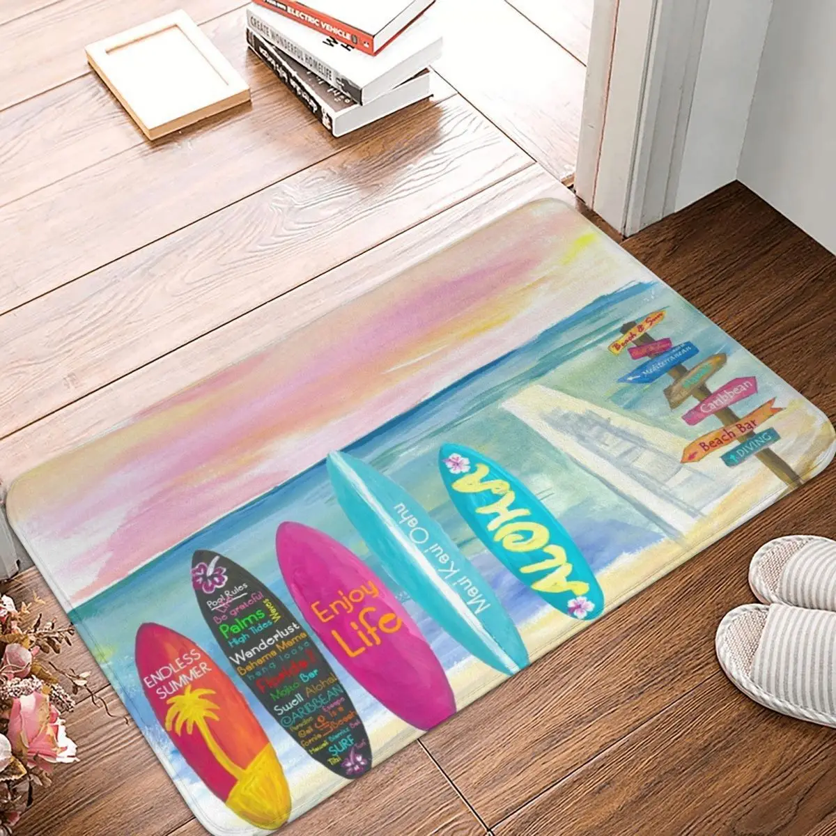 Доска для серфинга, философия Enjoy Life, дверной коврик, Декор, 3D ковер, коврик для ванной, нескользящий, для входа, гостиной, дома, кухни, ванной, ...
Доска для серфинга, философия Enjoy Life, дверной коврик, Декор, 3D ковер, коврик для ванной, нескользящий, для входа, гостиной, дома, кухни, ванной, ...