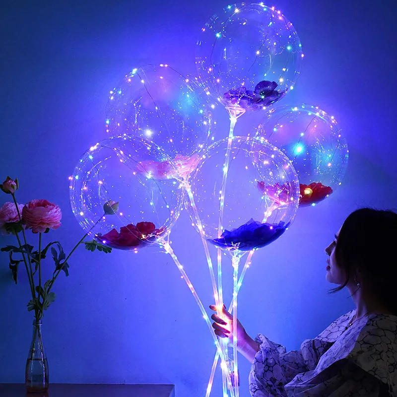 10Pcs 26inch Bobo Balloons Transparent Glow Colorful Atmosphere Lights with Battery for Birthday Party Wedding Baby Shower Decor
10Pcs 26inch Bobo Balloons Transparent Glow Colorful Atmosphere Lights with Battery for Birthday Party Wedding Baby Shower Decor