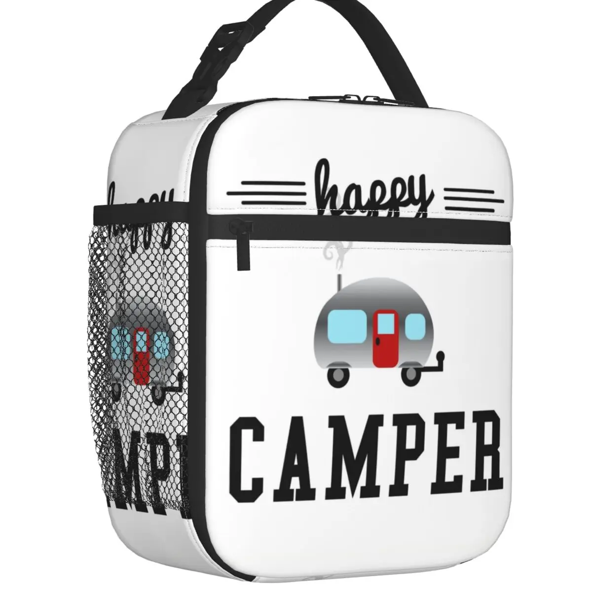 Custom Cartoon RV Happy Camp Lunch Bag Men Women Thermal Cooler Insulated Lunch Boxes for Student School
Custom Cartoon RV Happy Camp Lunch Bag Men Women Thermal Cooler Insulated Lunch Boxes for Student School