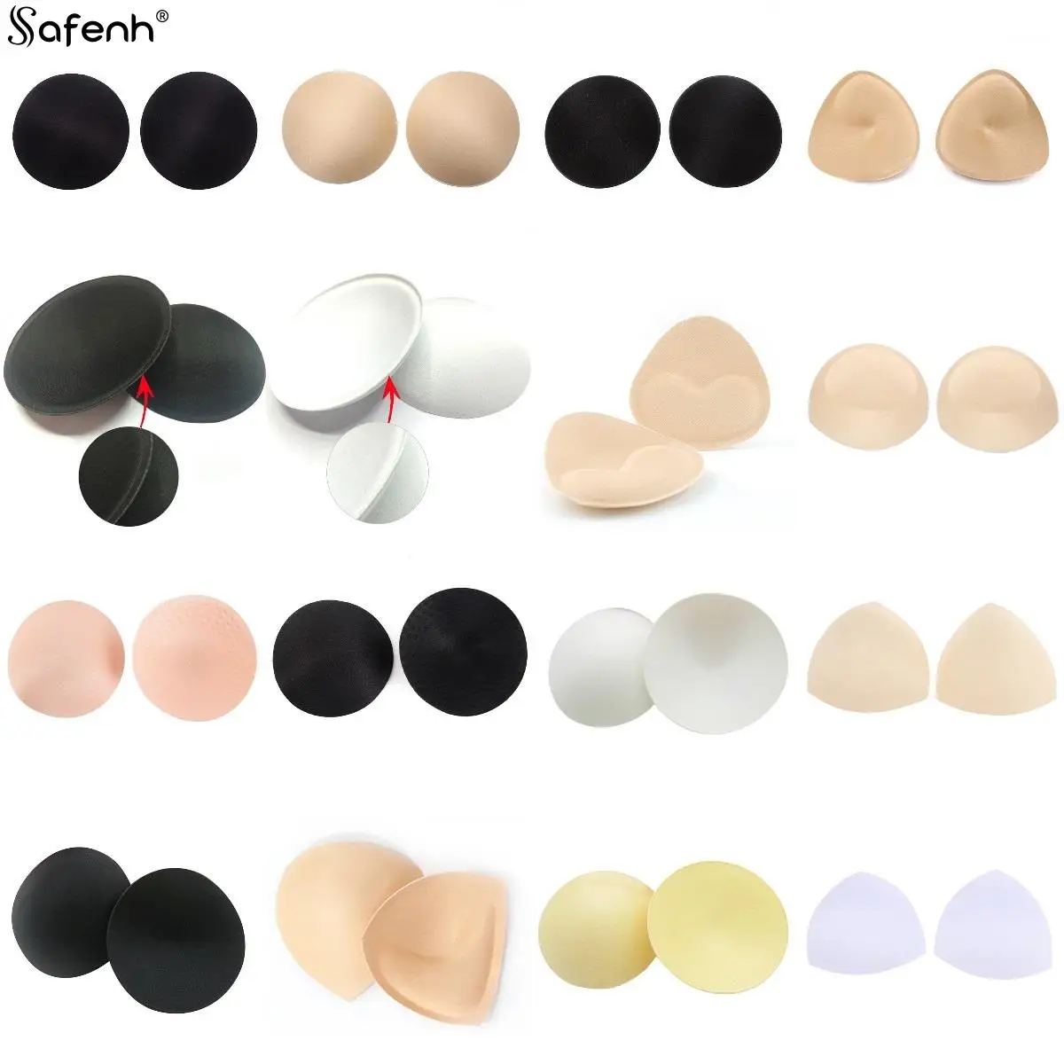 2pcs Sponge Swimsuit Breast Push Up Bra Padding Chest Enhancers Bra Foam Insert Chest Cup Women Intimates Accessories
2pcs Sponge Swimsuit Breast Push Up Bra Padding Chest Enhancers Bra Foam Insert Chest Cup Women Intimates Accessories
