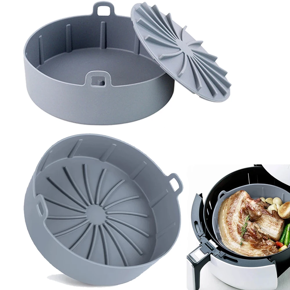 Silicone Pot for Air Fryer Accessories Baking Tools Reusable Multifunctional Baking Basket Pizza Plate Grill Pot Kitchen Tool
Silicone Pot for Air Fryer Accessories Baking Tools Reusable Multifunctional Baking Basket Pizza Plate Grill Pot Kitchen Tool