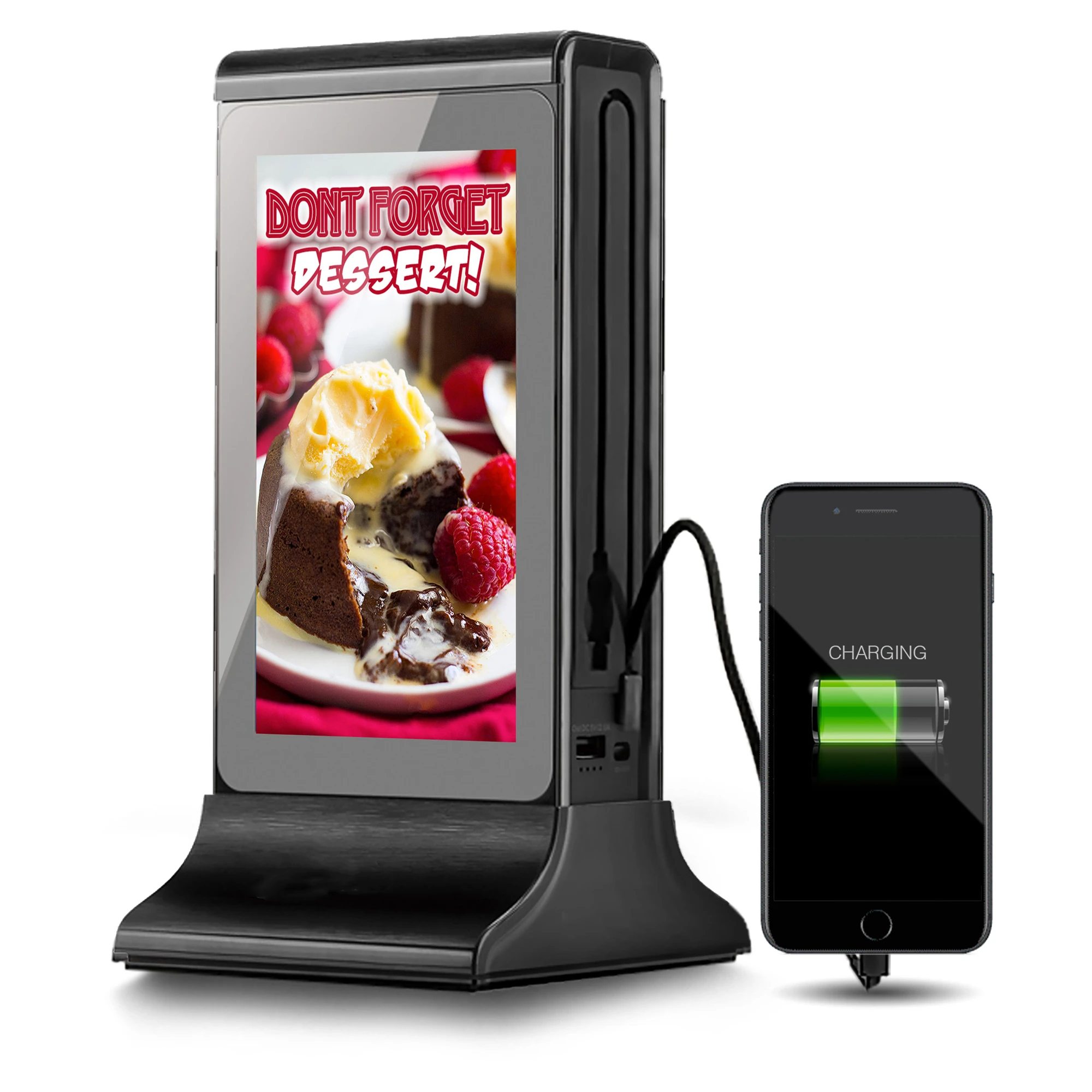 High Quality Digital 7 Inch Double Touch Screen Wifi Portable Table Advertising Phone Charging 20000mah Power Bank Station
High Quality Digital 7 Inch Double Touch Screen Wifi Portable Table Advertising Phone Charging 20000mah Power Bank Station