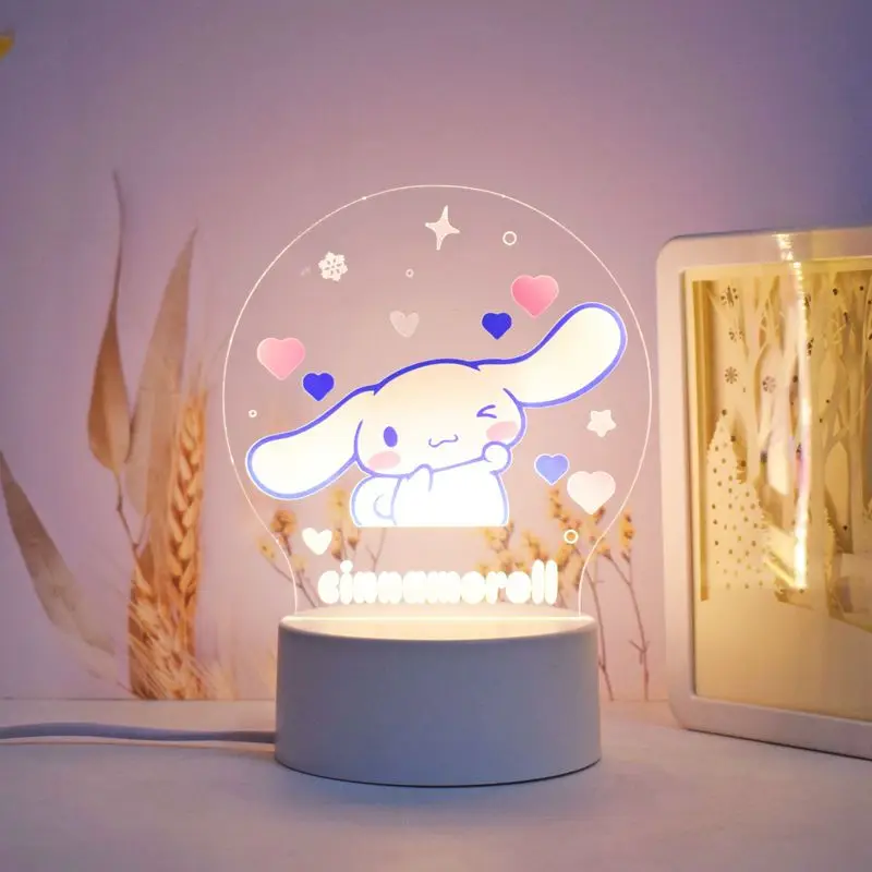 Sanrio Cinnamoroll Hello Kitty Kuromi Led Night Light Atmosphere Usb Adjustable Delicate Advanced Creativity Girlfriend Gift
Sanrio Cinnamoroll Hello Kitty Kuromi Led Night Light Atmosphere Usb Adjustable Delicate Advanced Creativity Girlfriend Gift