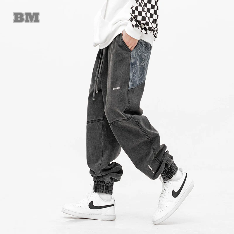 2022 Spring Autumn Japanese Streetwear Harajuku Jeans Cashew Embroidery High Quality Denim Trousers Fashion Joggers Men Clothing
2022 Spring Autumn Japanese Streetwear Harajuku Jeans Cashew Embroidery High Quality Denim Trousers Fashion Joggers Men Clothing