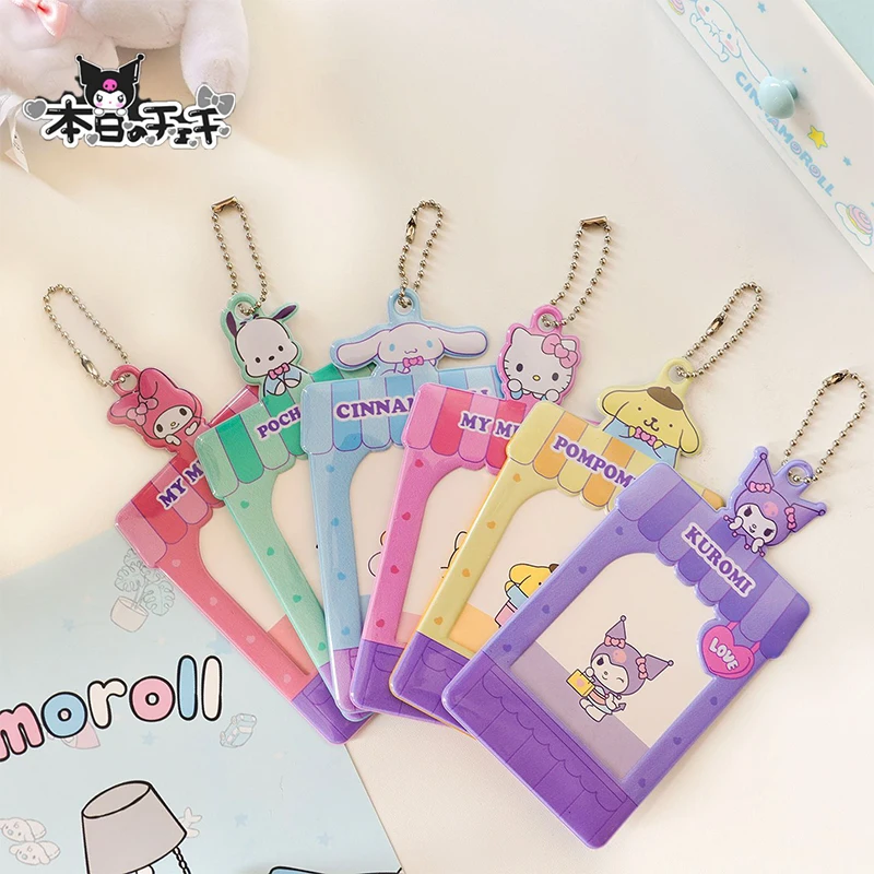 Kawaii Sanrio Card Sleeve Kuromi Cinnamoroll Anime Cute Bus Pass Protective Sleeve Key Chain Pendant Kids Toys Girls Gifts
Kawaii Sanrio Card Sleeve Kuromi Cinnamoroll Anime Cute Bus Pass Protective Sleeve Key Chain Pendant Kids Toys Girls Gifts