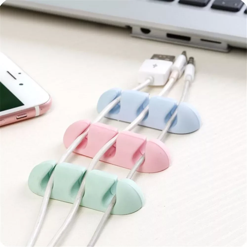 2pcs Adhesive Silicone Cable Winder Solid Color Cable Holder Desktop Wire Wrapped Cord Organizer Desk Set Office Accessories
2pcs Adhesive Silicone Cable Winder Solid Color Cable Holder Desktop Wire Wrapped Cord Organizer Desk Set Office Accessories