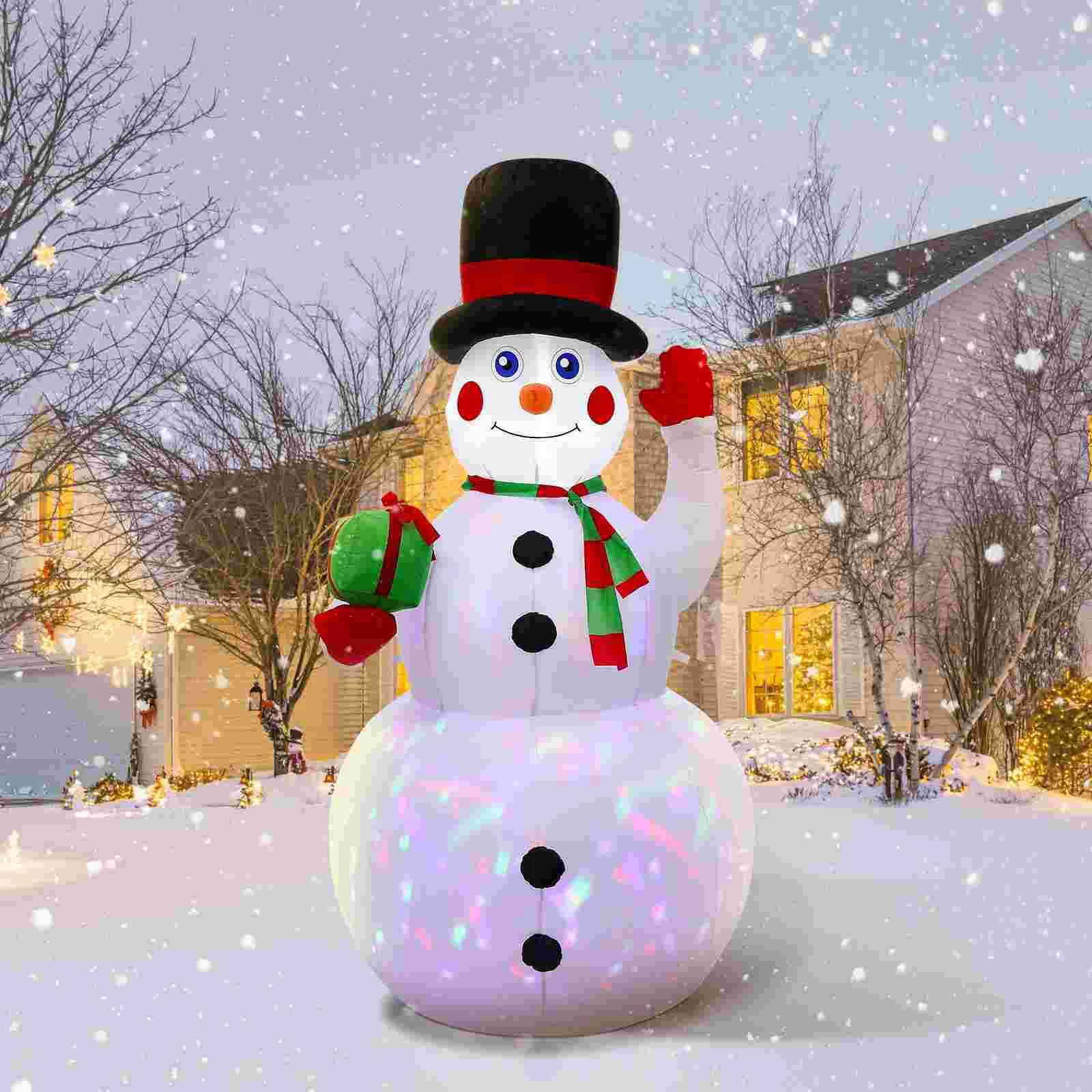 Inflatable Toys Christmas Outdoor Decorations Inflatables Light Up Snowman Polyester
Inflatable Toys Christmas Outdoor Decorations Inflatables Light Up Snowman Polyester