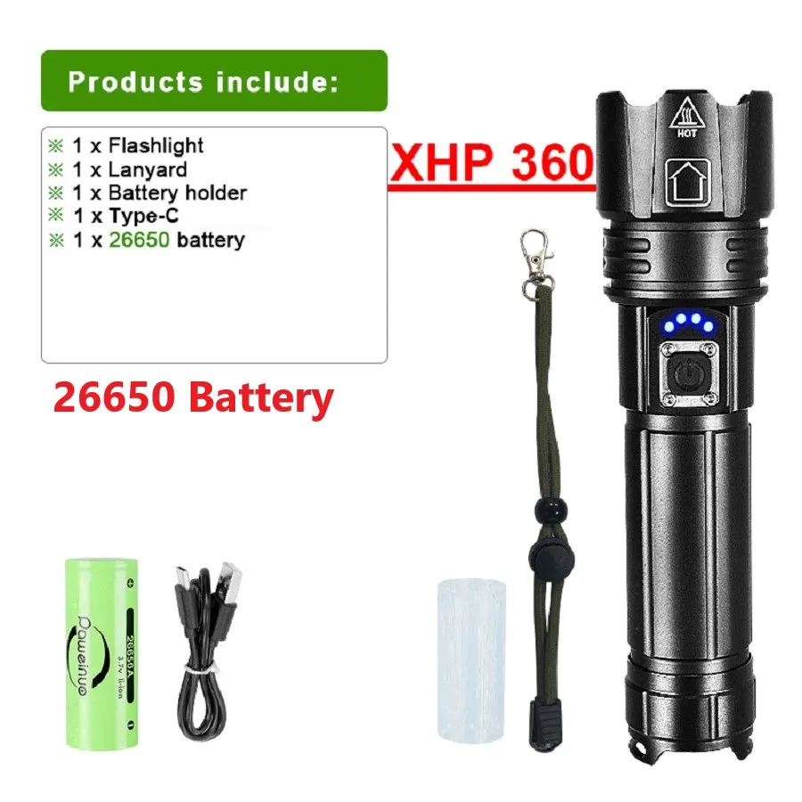 Тактический Фонарь XHP360 100000 Лм Алюминиевый
Тактический Фонарь XHP360 100000 Лм Алюминиевый