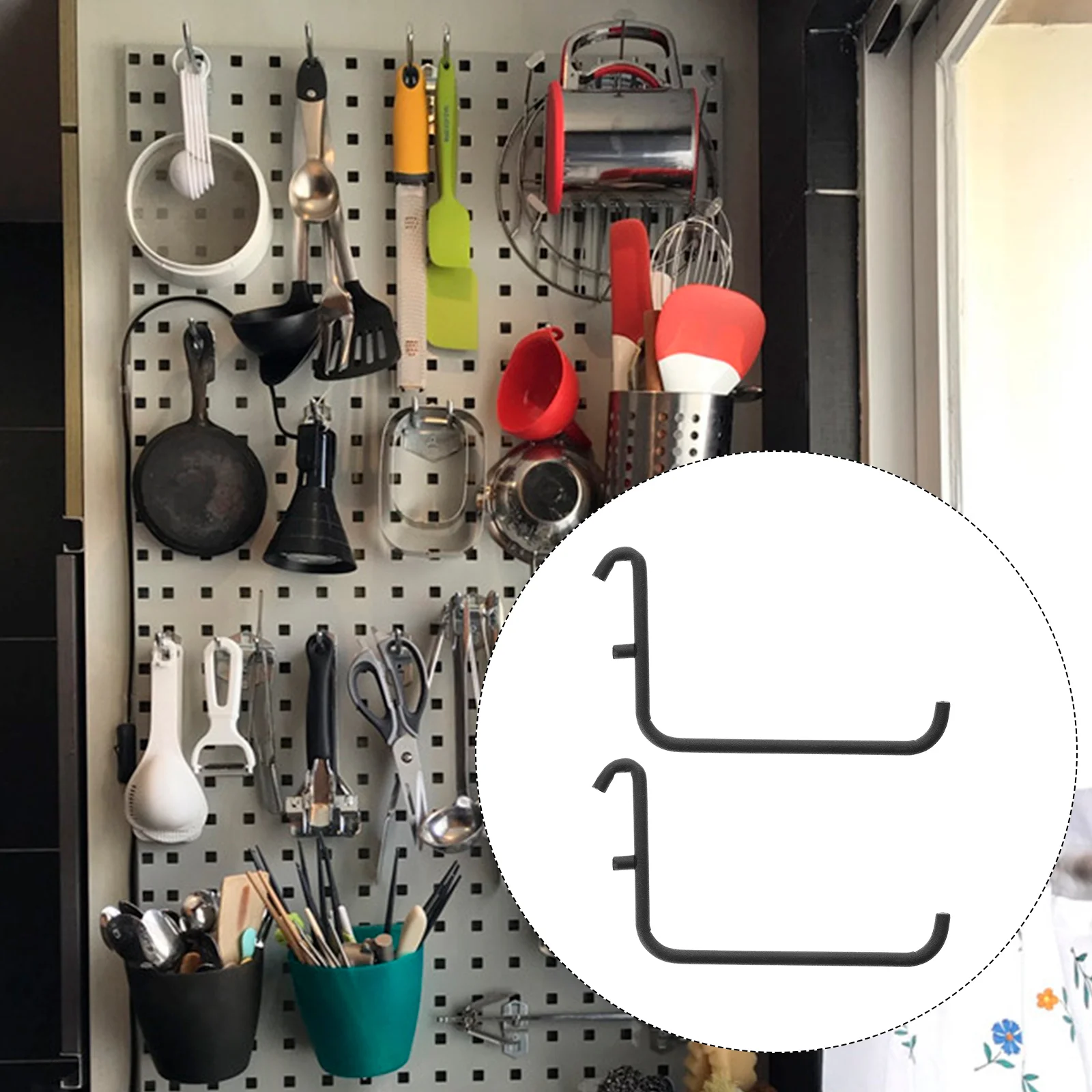 2 Pcs Brackets Desktop Shelf Supermarket Hooks Storage Heavy Duty Pegboard Hooks Iron Pegboard Clips
2 Pcs Brackets Desktop Shelf Supermarket Hooks Storage Heavy Duty Pegboard Hooks Iron Pegboard Clips