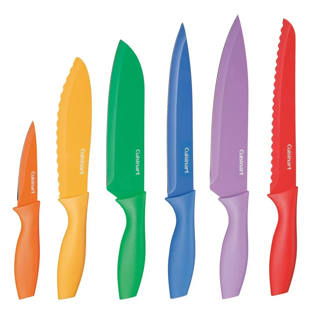 12-Piece Color-Coded Professional Stainless Steel Knives Kitchen scissors Santoku japanese knife Set de cuchillos para cocina Cu
12-Piece Color-Coded Professional Stainless Steel Knives Kitchen scissors Santoku japanese knife Set de cuchillos para cocina Cu