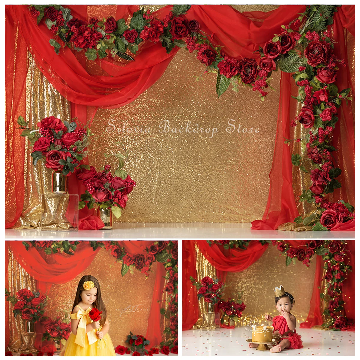 

Фон для фотосъемки с изображением валентиниста розы девушки принцессы дети портрет реквизит для фотостудии торт на день рождения разбитые фоны для фотосъемки