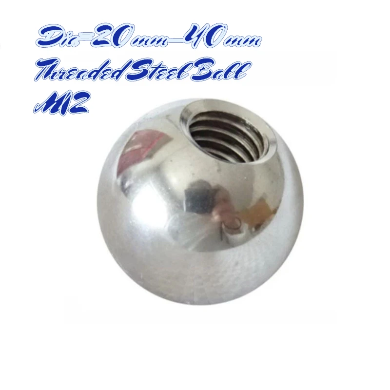 1/2/5pcs 304 Stainless Steel M12 Threaded Steel Ball Rod Ends for Kossel 3D-Printer Magnetic Joints
1/2/5pcs 304 Stainless Steel M12 Threaded Steel Ball Rod Ends for Kossel 3D-Printer Magnetic Joints