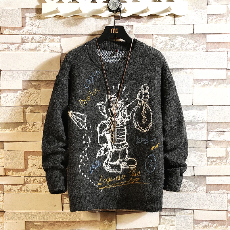Winter Clothes Knitted Sweaters Men Pullover Vintage Ropa De Invierno Plus Size 5XL O-Neck Hip Hop Streetwear Harajuku Sweater
Winter Clothes Knitted Sweaters Men Pullover Vintage Ropa De Invierno Plus Size 5XL O-Neck Hip Hop Streetwear Harajuku Sweater