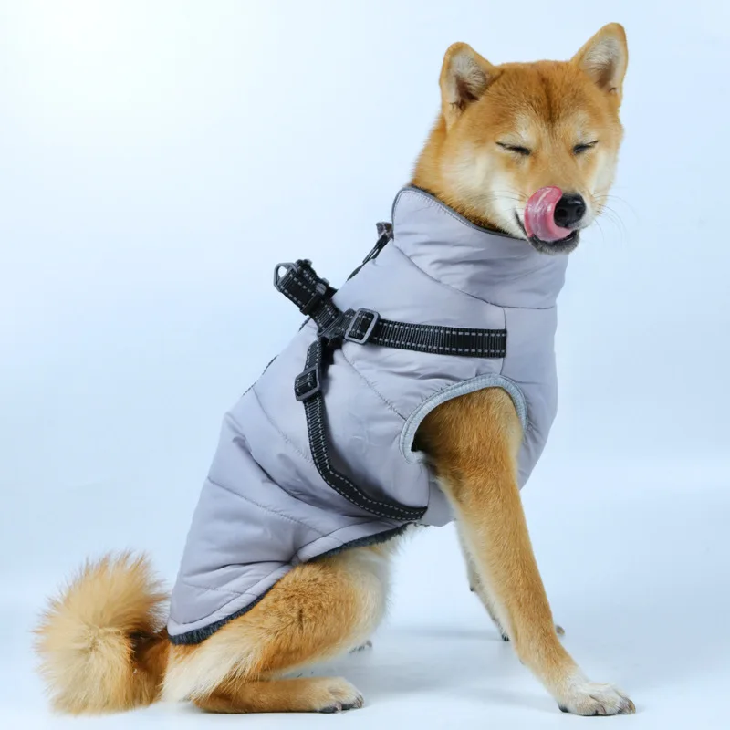 Thickened Warm Jacket for Dogs, Western-style Down Jacket, Puppy Clothes, Christmas Gift, Snow Cotton Suit, Towing Dog, Winter
Thickened Warm Jacket for Dogs, Western-style Down Jacket, Puppy Clothes, Christmas Gift, Snow Cotton Suit, Towing Dog, Winter