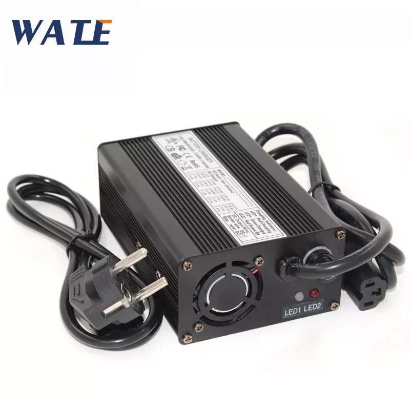 58.8V 3A Li ion Battery charger with fan 58.8V Smart charger Use for 51.8V 52V 14S electric bike battery pack
58.8V 3A Li ion Battery charger with fan 58.8V Smart charger Use for 51.8V 52V 14S electric bike battery pack