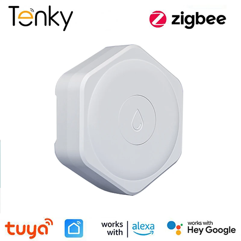 Tuya ZigBee Flood Sensor Water Leak Detector Water Tank Full Water Alarm APP Remote Monitoring Security Alarm System
Tuya ZigBee Flood Sensor Water Leak Detector Water Tank Full Water Alarm APP Remote Monitoring Security Alarm System