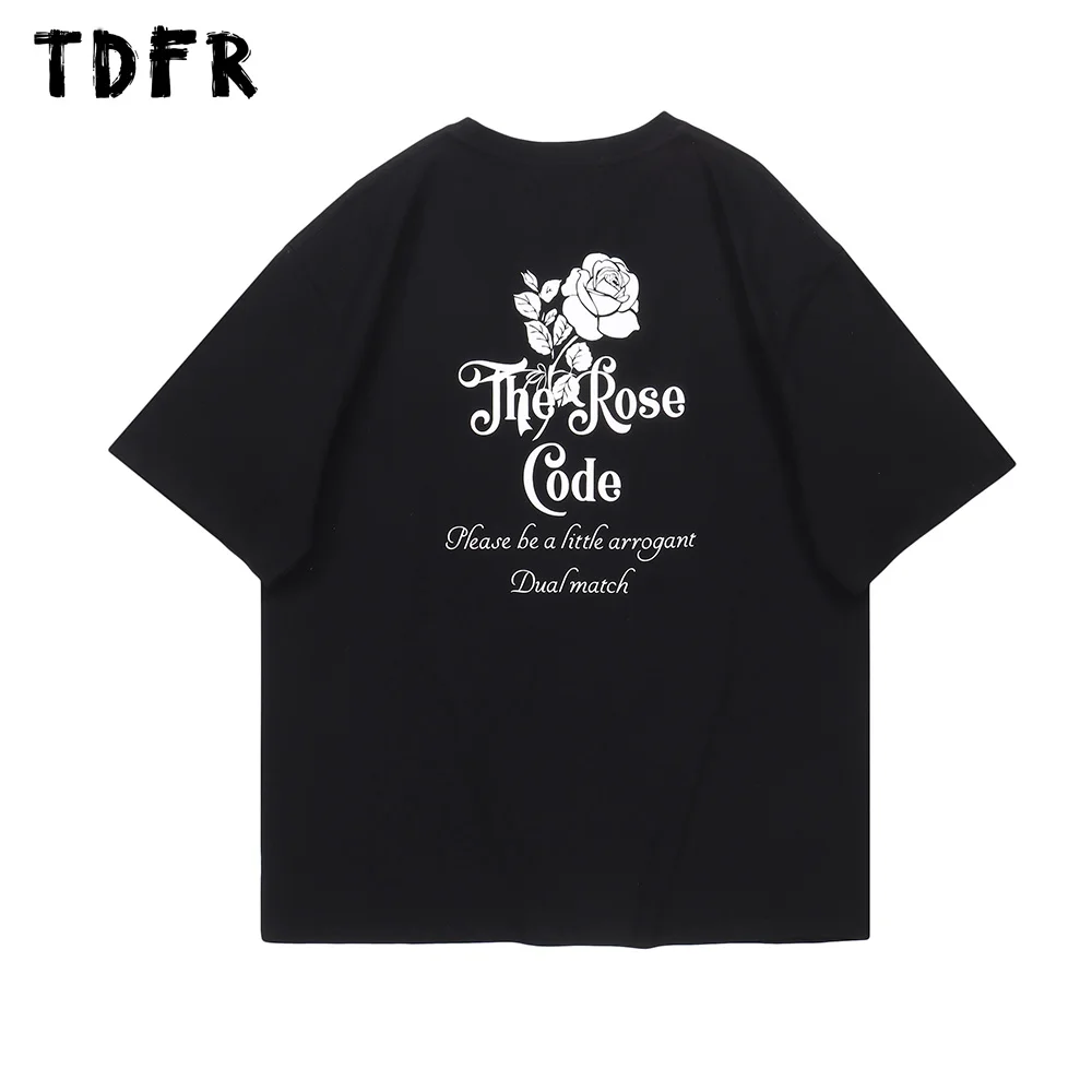 Rose Double-sided Printed Short Sleeve T-shirt Mens Summer Casual Streetwear Loose Crew Neck Cotton Tee Men
Rose Double-sided Printed Short Sleeve T-shirt Mens Summer Casual Streetwear Loose Crew Neck Cotton Tee Men