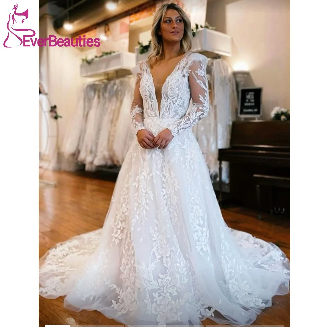 Vestidos De Novia Wedding Dresses for Bride Tulle Appliques Bride Dress 2023 Long Sleeves Robe De Mariee A-Line Wedding Gown
Vestidos De Novia Wedding Dresses for Bride Tulle Appliques Bride Dress 2023 Long Sleeves Robe De Mariee A-Line Wedding Gown
