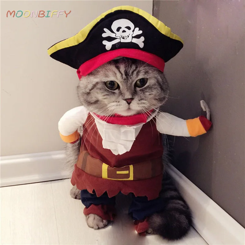 Смешные костюмы для кошек, пиратский костюм, одежда для кошек на Хэллоуин, костюм корсара для щенка, одежда для вечеринки для кошек
Смешные костюмы для кошек, пиратский костюм, одежда для кошек на Хэллоуин, костюм корсара для щенка, одежда для вечеринки для кошек