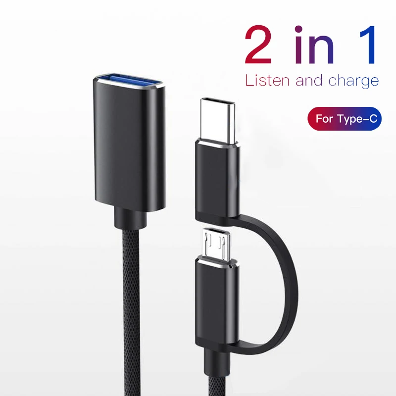 Type-C Micro USB OTG Adapter Cable USB 3.0 2.0 Female To Type C Male Cable Adapter Converter USBC Cable For Xiaomi Car MP4 Phone
Type-C Micro USB OTG Adapter Cable USB 3.0 2.0 Female To Type C Male Cable Adapter Converter USBC Cable For Xiaomi Car MP4 Phone