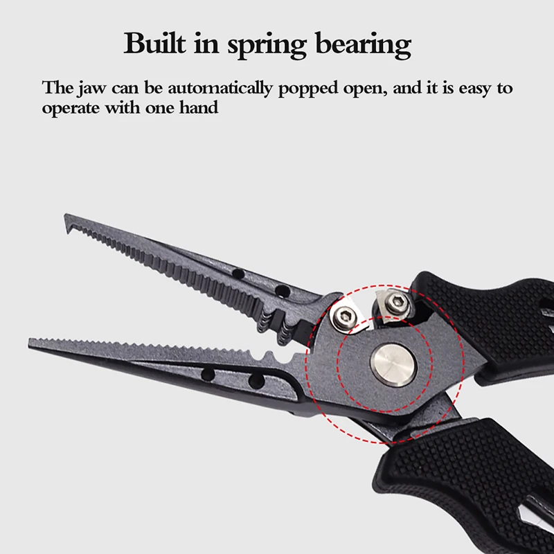 Stainless Steel Fishing Pliers Braid line Cutters Crimper Hook Remover Saltwater Resistant Fishing Gear Tool
Stainless Steel Fishing Pliers Braid line Cutters Crimper Hook Remover Saltwater Resistant Fishing Gear Tool