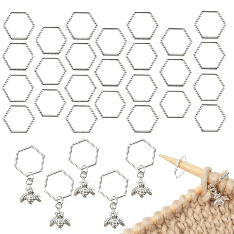 Crochet Pins 30PCS Metal Stitches Markers Crochet Tool Mark Duplicate Honeycomb Pattern Change Earrings Necklace Crochet DIY 
Crochet Pins 30PCS Metal Stitches Markers Crochet Tool Mark Duplicate Honeycomb Pattern Change Earrings Necklace Crochet DIY