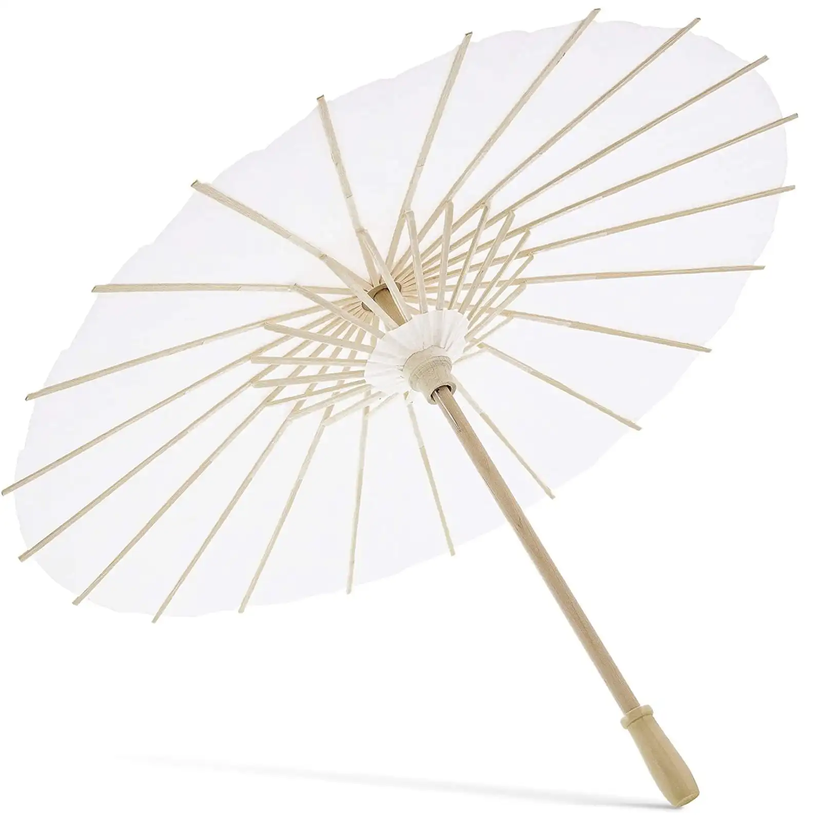 12-Pack White Paper Umbrella Parasols for DIY Crafts, Wedding Decor, and Centerpieces, 15.5 inch Diameter
12-Pack White Paper Umbrella Parasols for DIY Crafts, Wedding Decor, and Centerpieces, 15.5 inch Diameter