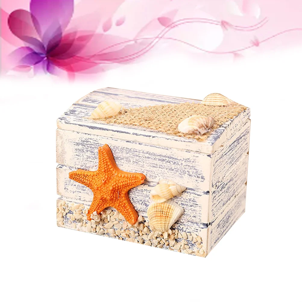 1pc Wooden Storage Box Wooden Mediterranean Nautical Jewelry Organizer Sundries Box Gift Treasure Case for Office
1pc Wooden Storage Box Wooden Mediterranean Nautical Jewelry Organizer Sundries Box Gift Treasure Case for Office