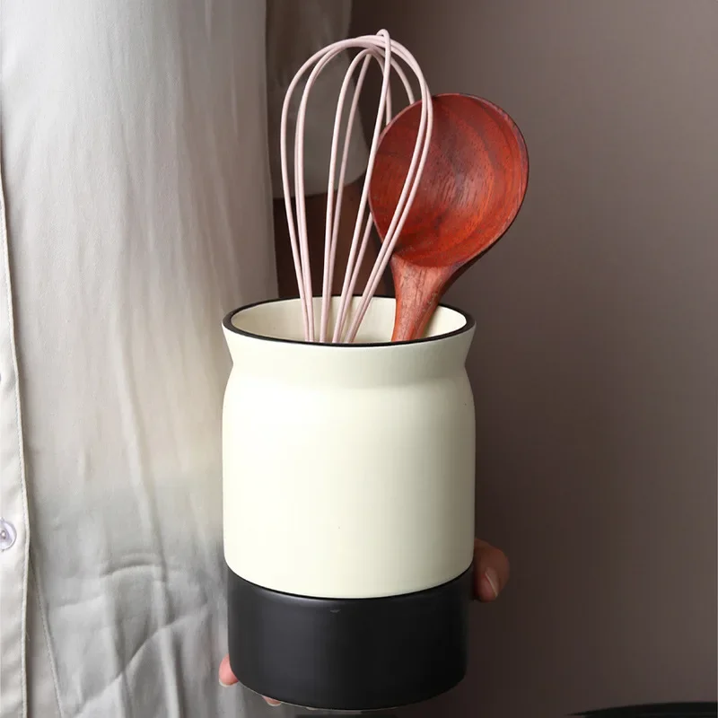 Utensil Drain Bucket Cutlery Drainer Holder Kitchen Tableware Storage Bucket Ceramics Chopstick Spoon Storage Rack Kitchen Tools
Utensil Drain Bucket Cutlery Drainer Holder Kitchen Tableware Storage Bucket Ceramics Chopstick Spoon Storage Rack Kitchen Tools