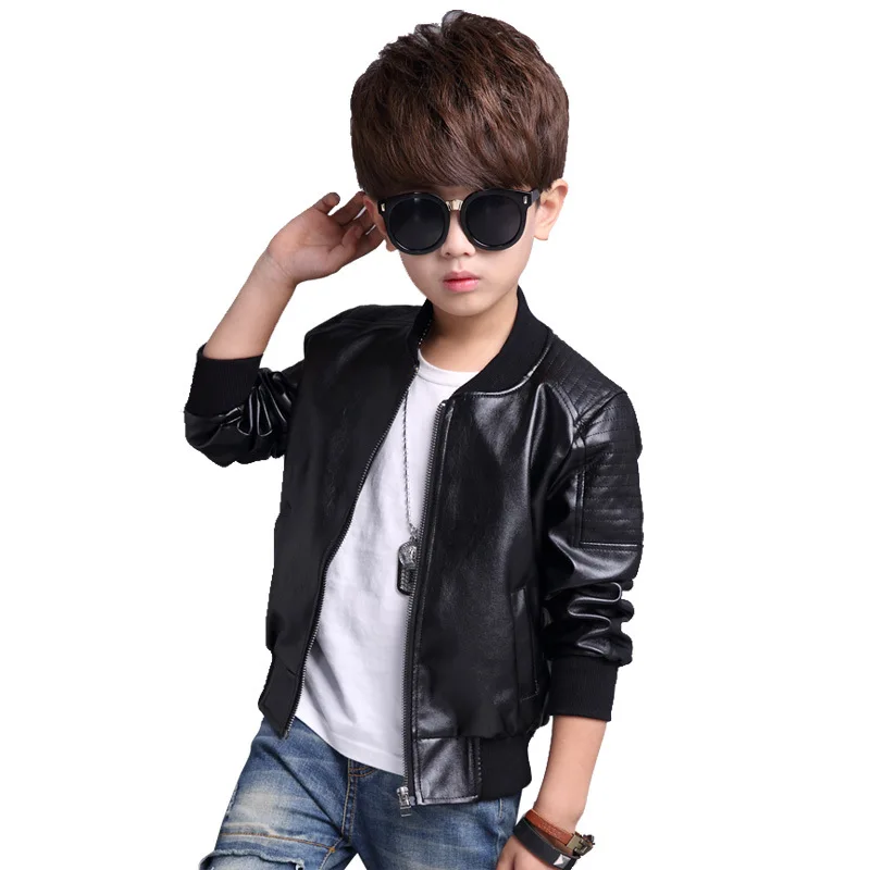 Brand Fashion Baby Girls Boys Leather Jackets Motorcycle Child Coat Children Outerwear Kids Outfits For Spring Autumn 2-15 Years
Brand Fashion Baby Girls Boys Leather Jackets Motorcycle Child Coat Children Outerwear Kids Outfits For Spring Autumn 2-15 Years