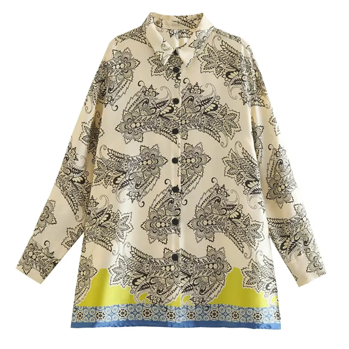 Maxdutti England Style Vintage Paisley Printing Satin Long Sleeve Loose Shirt Tops Casual Autumn Blouse Women
Maxdutti England Style Vintage Paisley Printing Satin Long Sleeve Loose Shirt Tops Casual Autumn Blouse Women